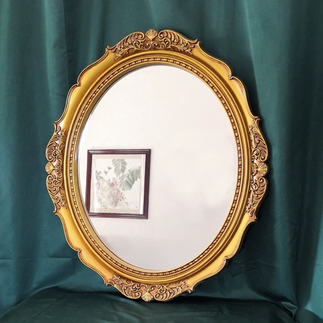 楽天市場】A032760高級感 豪華鏡 アンティーク調 壁掛け鏡 壁掛け