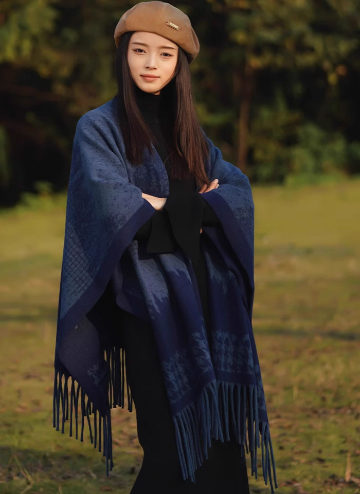 楽天市場】ストール 大判 厚手 レディース 羽織 ストール ポンチョ