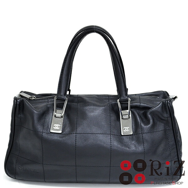 楽天市場】【中古】CHANEL （シャネル） ﾁｮｺﾊﾞｰ ﾐﾆﾎﾞｽﾄﾝﾊﾞｯｸﾞ バッグ