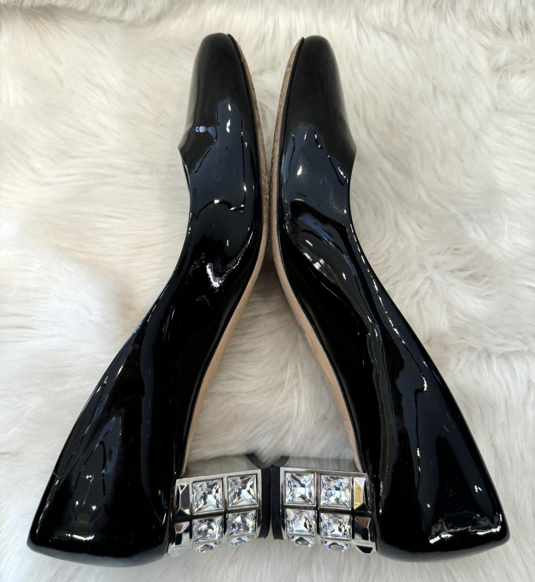 楽天市場】【中古】 MIUMIU （ミュウミュウ） ﾋﾞｼﾞｭｰ ﾊﾟﾝﾌﾟｽ 靴 靴