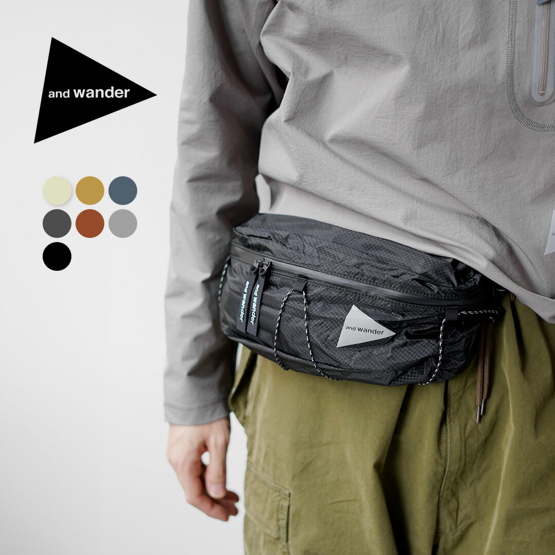 楽天市場】AND WANDER（アンドワンダー） シル ウェスト バッグ