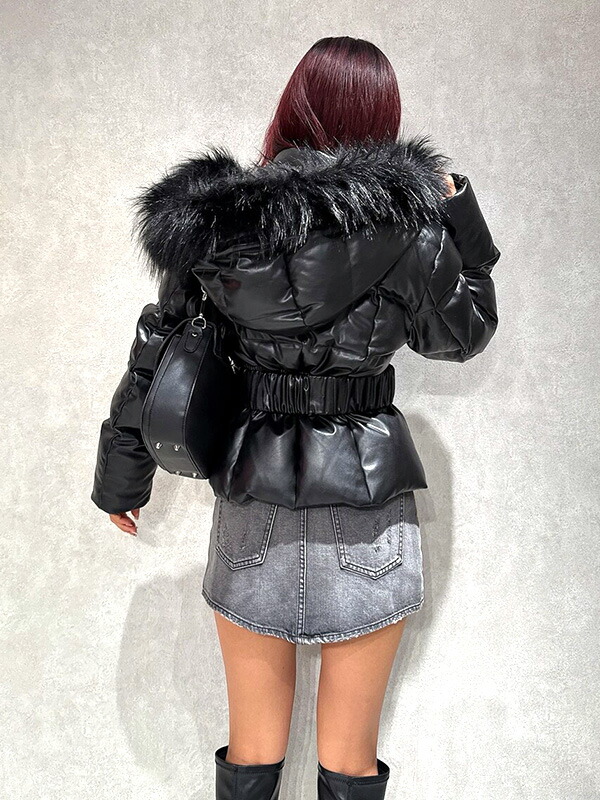 楽天市場】GYDA ジェイダ ダウン ショート ブランド 合皮 オリジナル