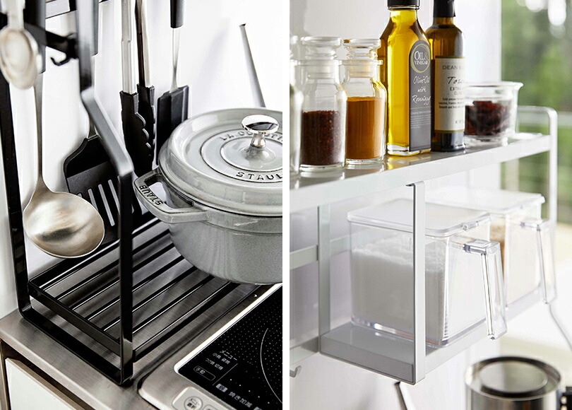 楽天市場】［ コンロサイドラック タワー ］山崎実業 tower キッチン