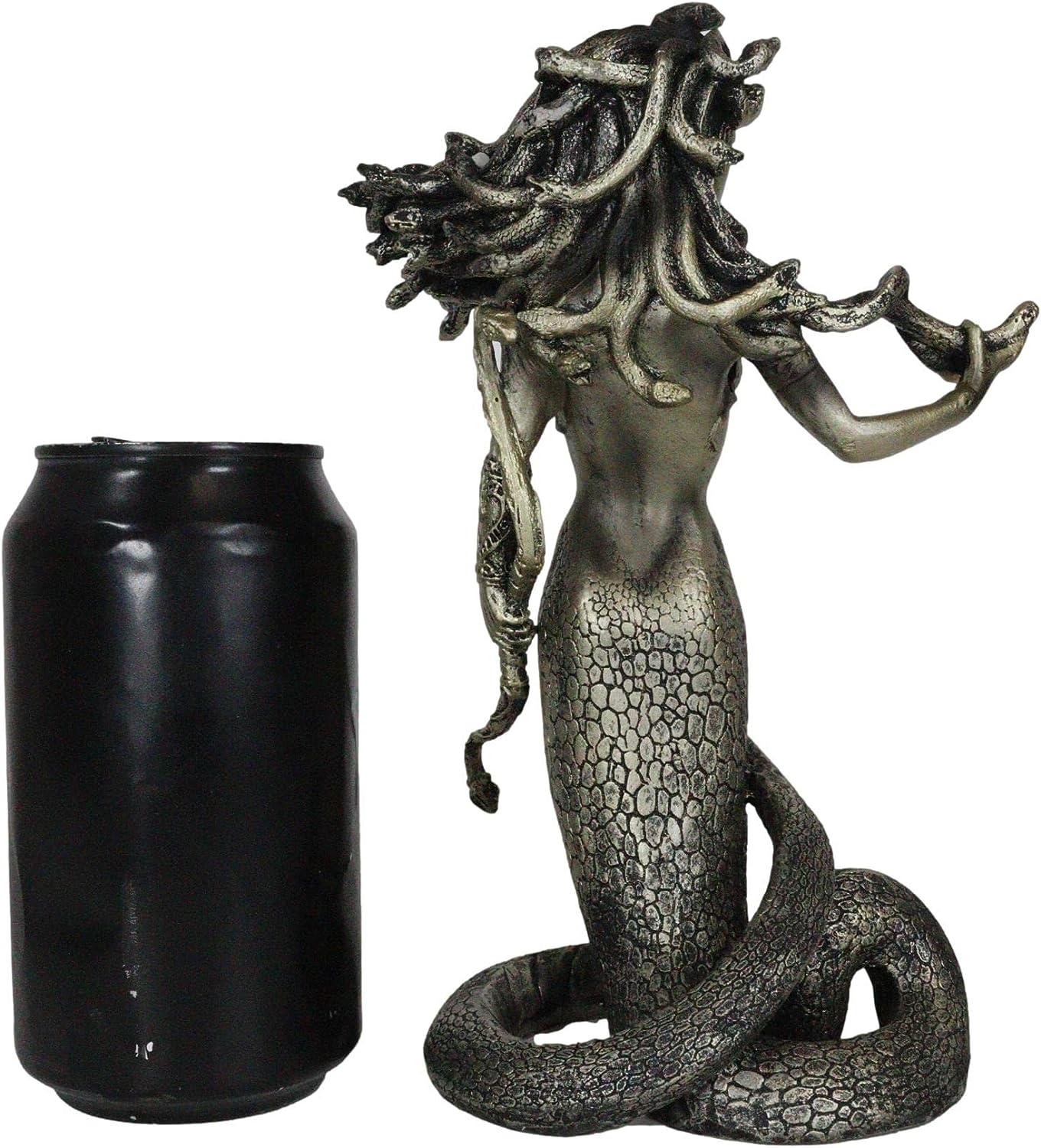 楽天市場】ギリシャ神話 魅惑の呪文を唱える、メデューサ 魔神の彫像