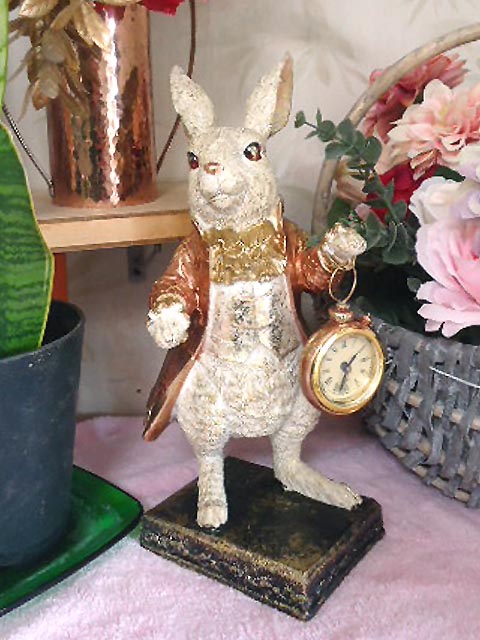 楽天市場】不思議の国のアリス 時計を持った白ウサギ執事 ラビット