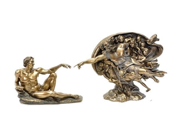 楽天市場】ミケランジェロ作 システィーナ礼拝堂 天井画 アダムの創造