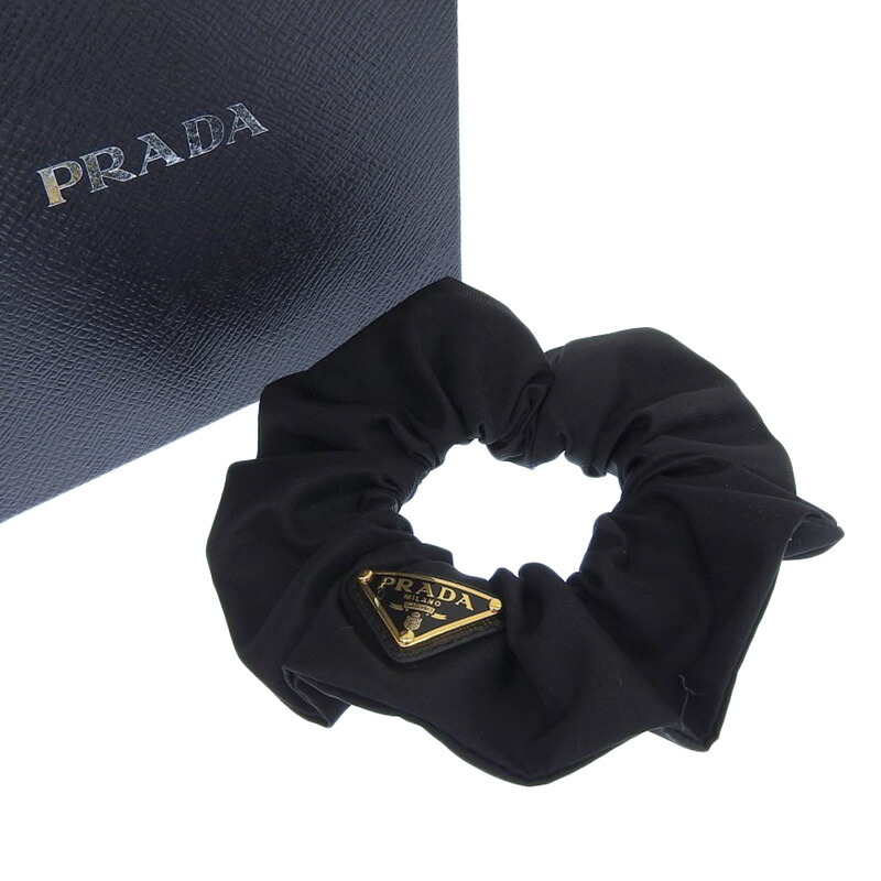楽天市場】【中古】 プラダ PRADA シュシュ Re-Nylon トライアングル