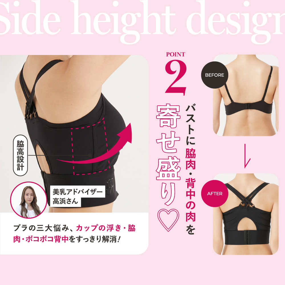 楽天市場】【20%OFF】公式 ROSABLU ジャストフィットナイトブラ 5枚