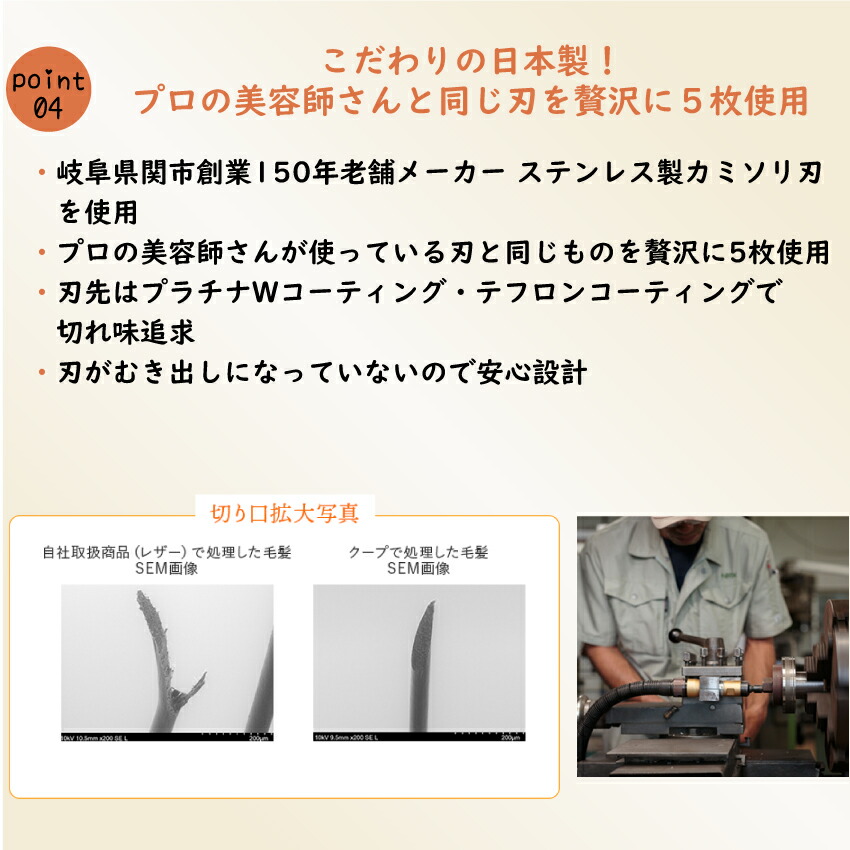 楽天市場】Coupe（クープ）専用 替刃 5枚入り おうちで簡単にヘア