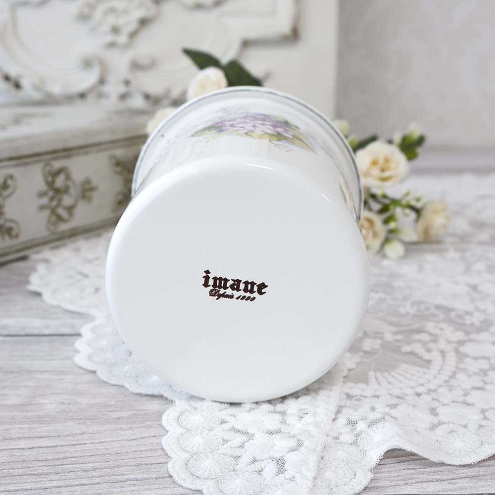 楽天市場】木蓋キャニスター 琺瑯 ホーロー イマン 日本製 750ml 収納