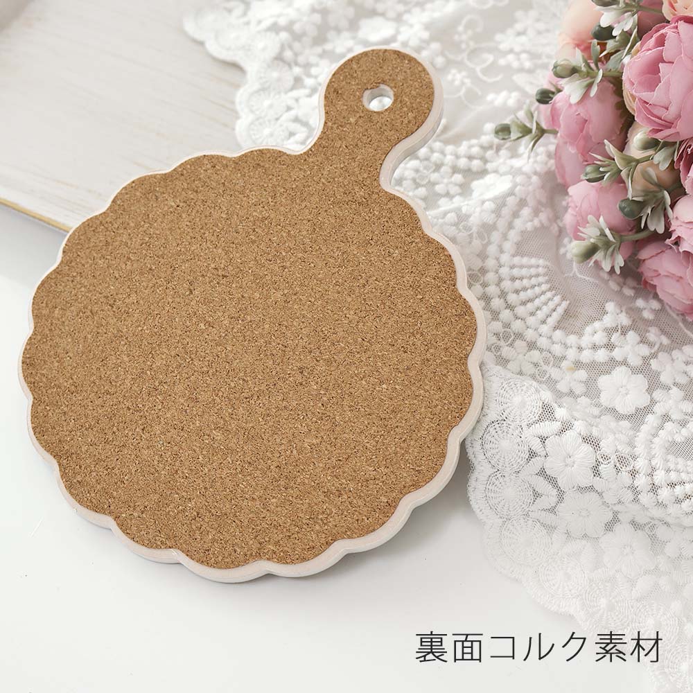 楽天市場】鍋敷き ローズ バラ パンマット 陶器 華やか おしゃれ