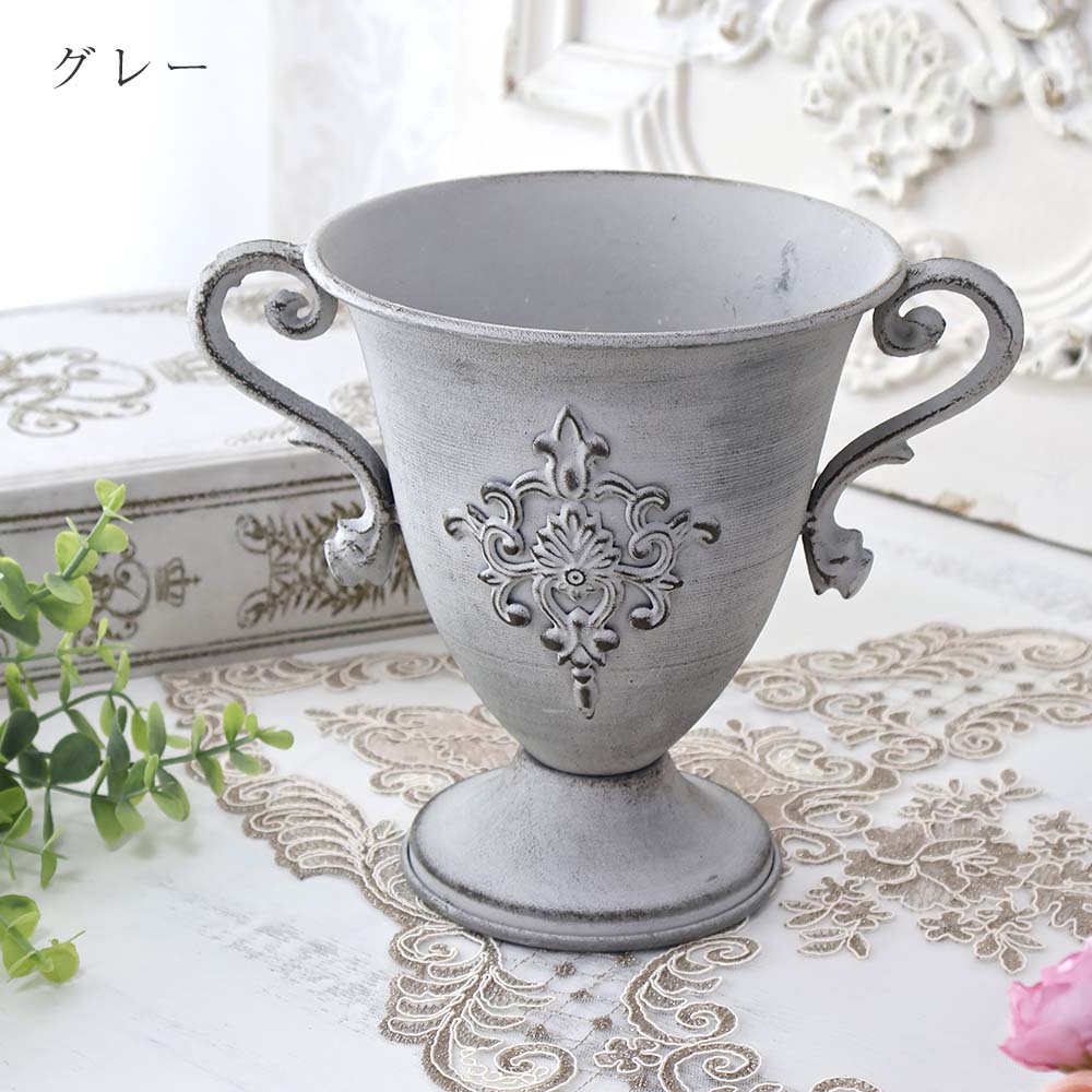 楽天市場】アイアン プランター アンティーク風 花器 鉢カバー