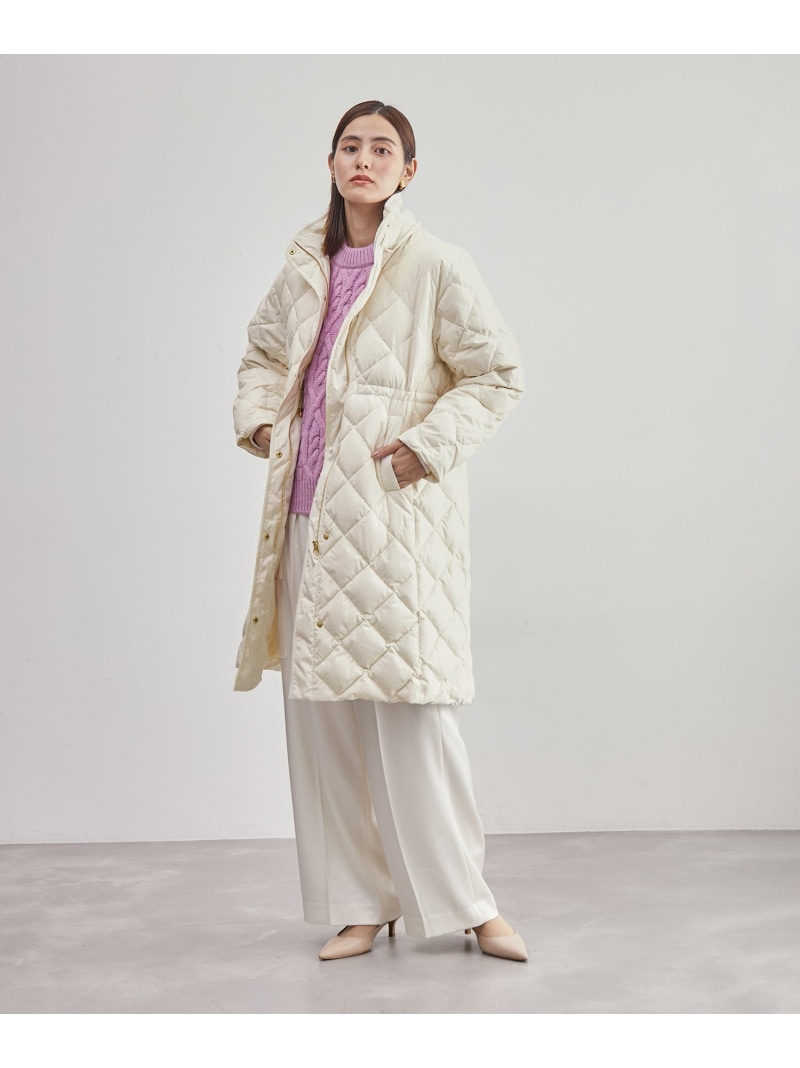 楽天市場】【TAION*LIMONTA】 ファー付き 軽量キルティング ダウン