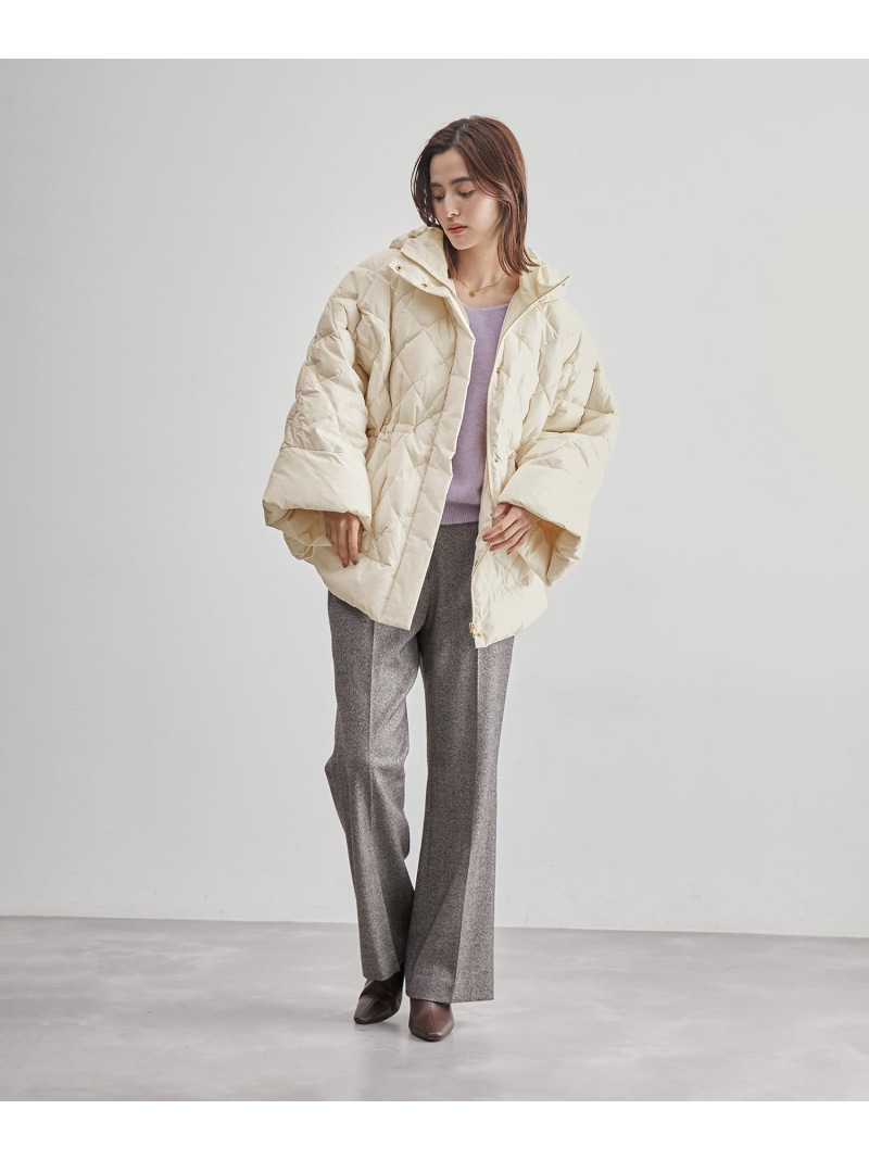 楽天市場】【TAION*LIMONTA】ポンチョ キルティング フーデッドダウン