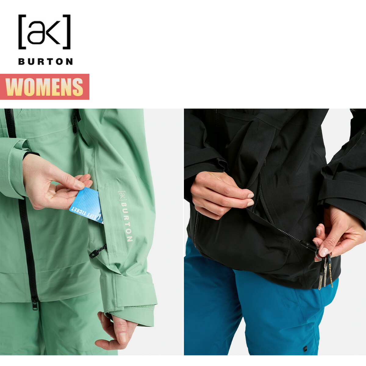 楽天市場】バートン スノーボードウェア レディース ジャケット 25-26
