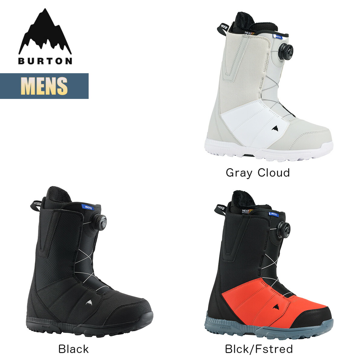 楽天市場】バートン スノーボードブーツ メンズ 25-26 Burton モト