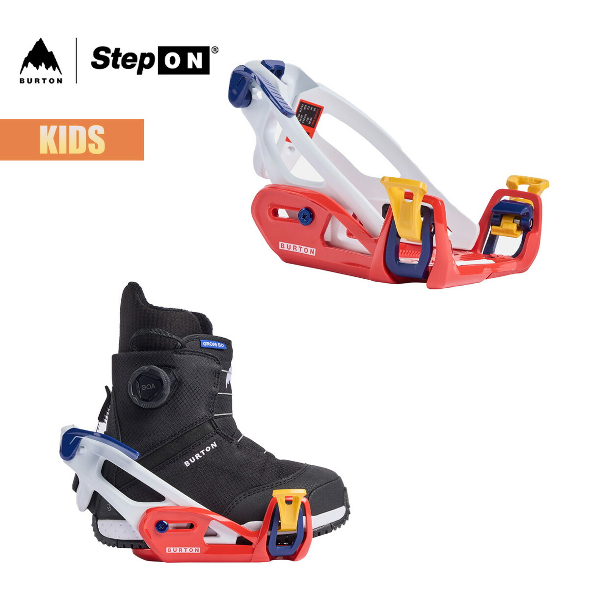 楽天市場】バートン ステップオン ビンディング キッズ 25-26 Burton