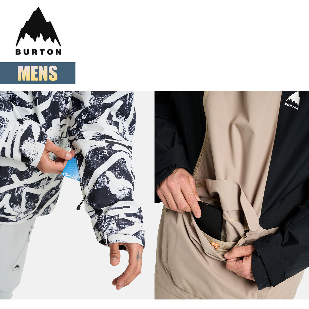 楽天市場】バートン スノーボードウェア メンズ 25-26 Burton リザーブ