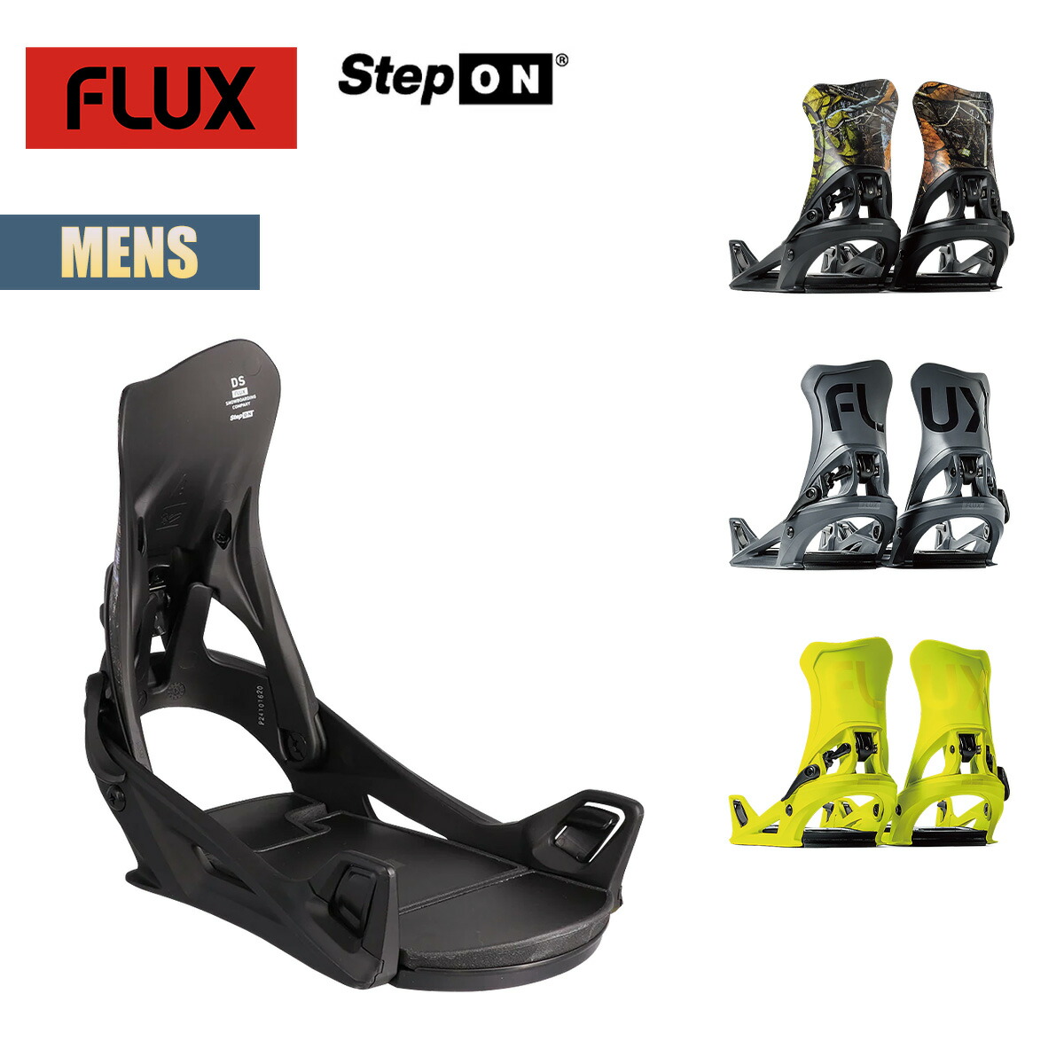 楽天市場】2023-2024 FLUX Step On Bindings BLACK フラックス