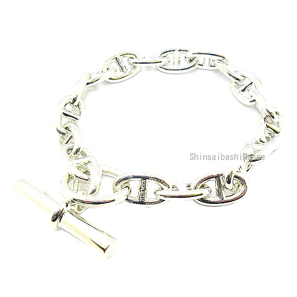 楽天市場】≪Brand new≫ HERMES Chaine d'ancre bracelet MM 18 links
