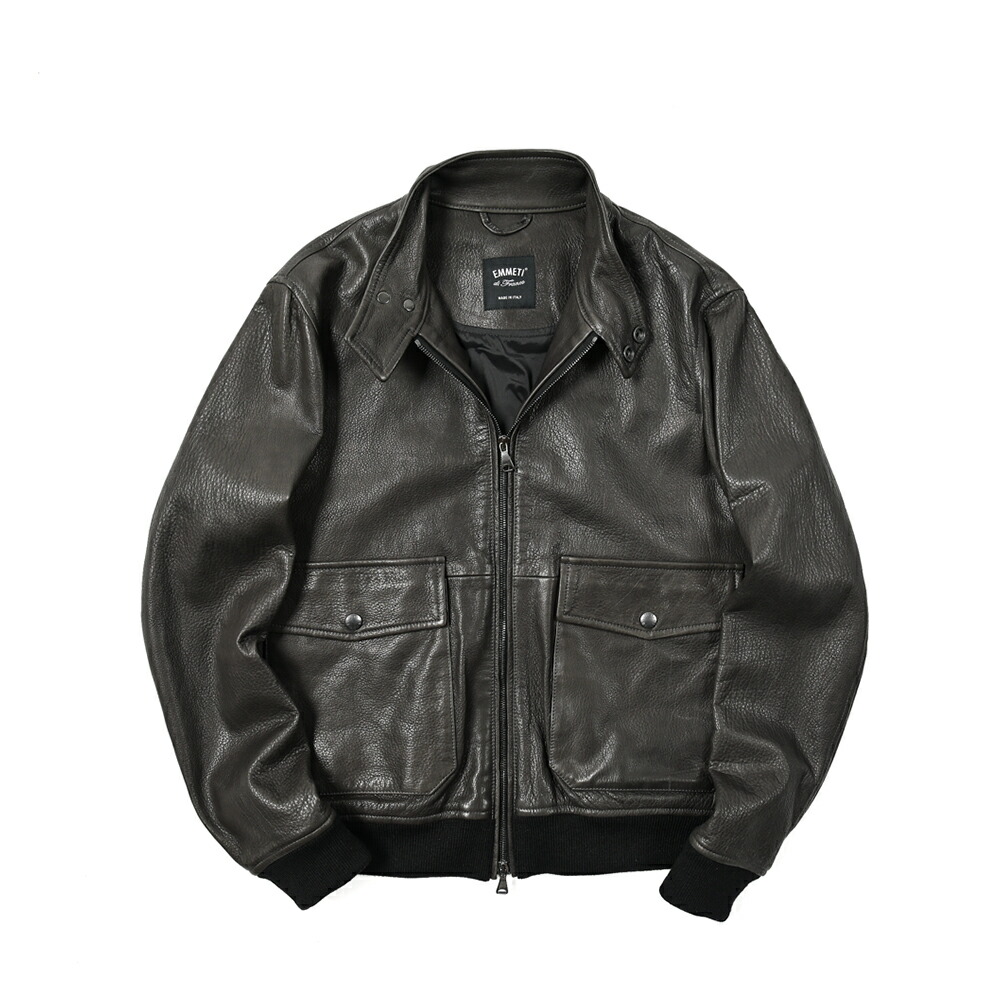 楽天市場】エンメティ EMMETI GREYSON レザー ジャケット ライダース