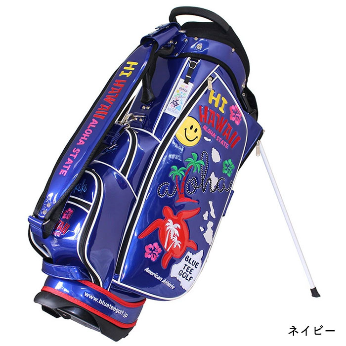 楽天市場】ブルーティーゴルフ 9.0型 キャディバッグ HI HAWAII