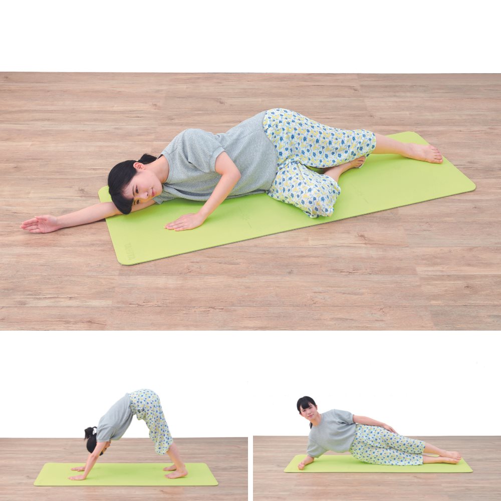 楽天市場】タニタ ヨガマット 6mm グリーン 幅61×長さ174cm