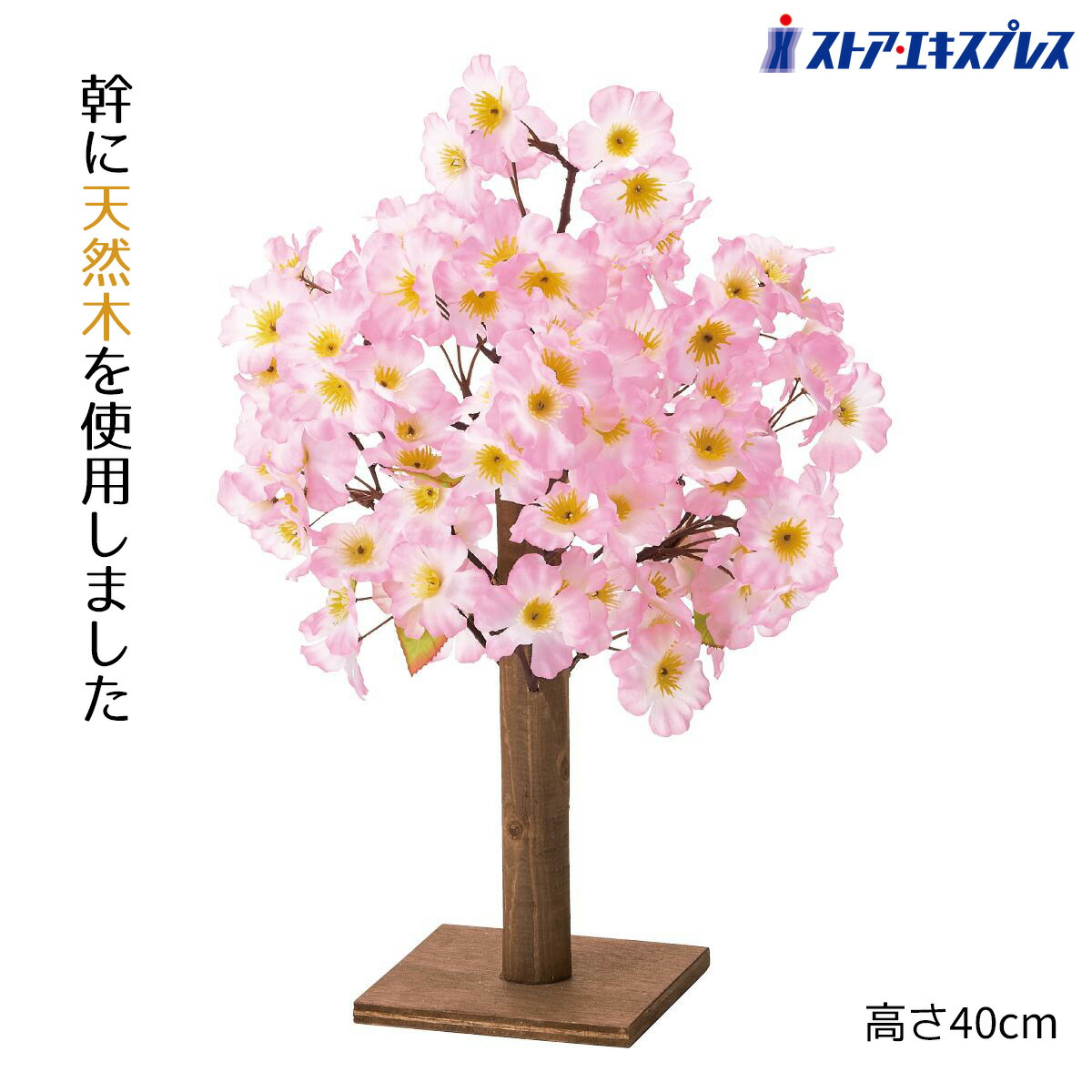 楽天市場】【天然木使用】卓上桜立木 高さ40cm 1台卓上の立ち木で