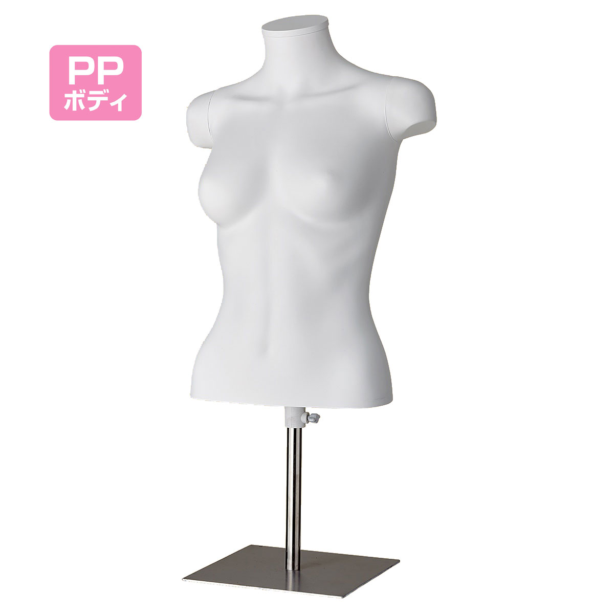 楽天市場】【業務用】PP製 卓上婦人トルソー ホワイト 1台コスト