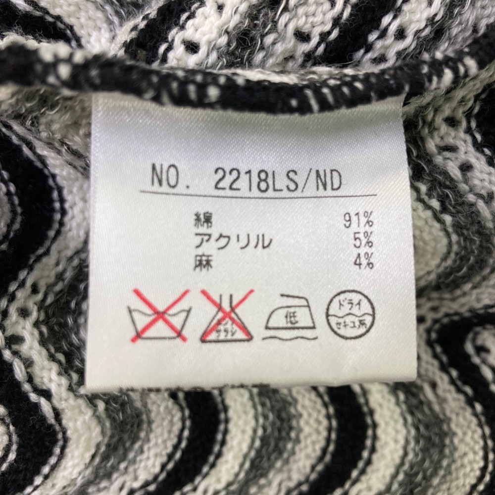 楽天市場】BLACK&WHITE ブラックアンドホワイト Vネック ニット