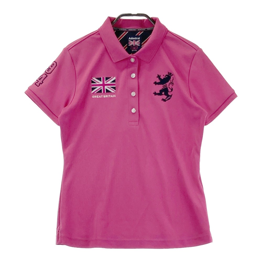 楽天市場】ADMIRAL アドミラル 半袖ポロシャツ ピンク系 M 【中古