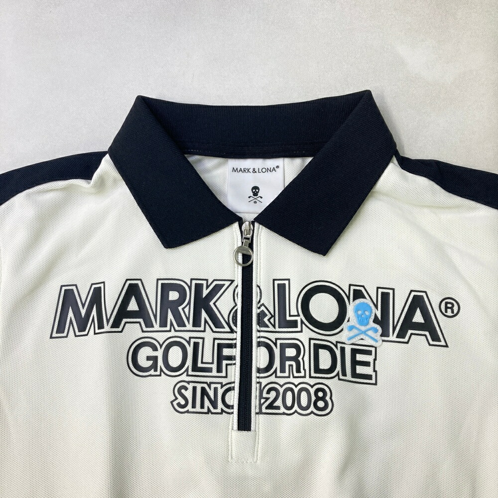 MARK&LONA マークアンドロナ 2024年モデル ハーフジップ 半袖