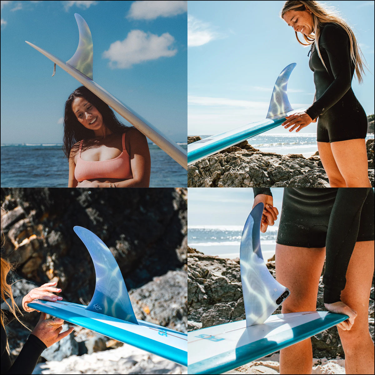 楽天市場】26 FCS2 ロングボード フィン KELIA MONIZ 9.75” ケリア