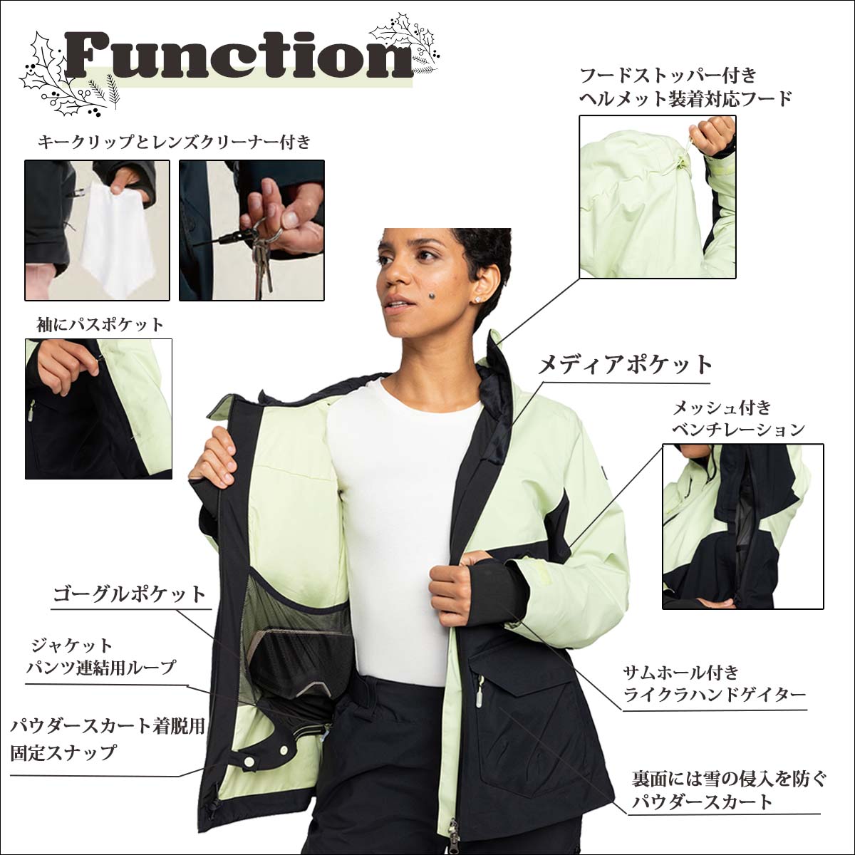 楽天市場】24/25 ROXY ロキシー ジャケット GORE-TEX STRETCH