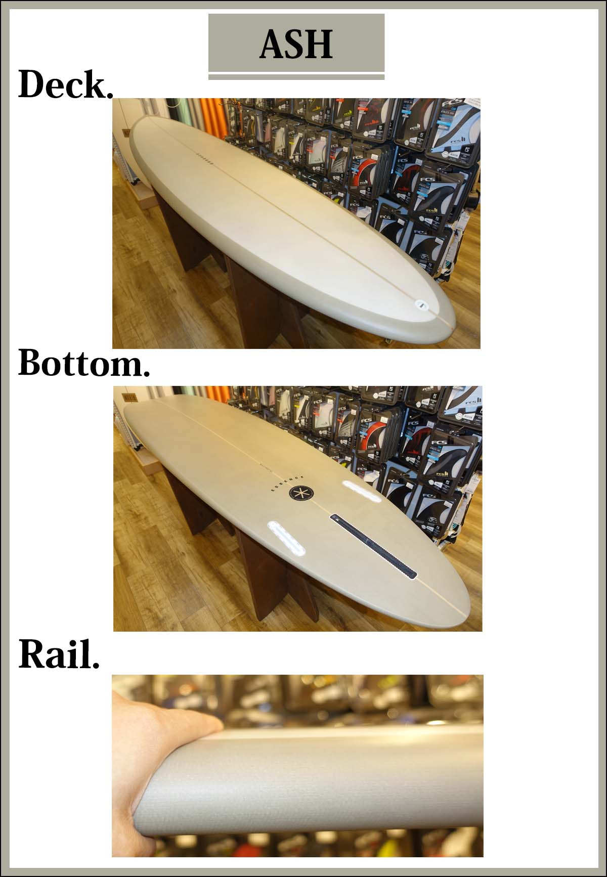 楽天市場】25 ESSENCE BOARD エッセンス サーフボード 板 グー ミッド