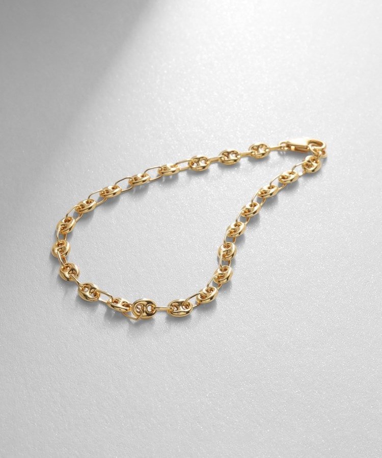COCOSHNIK｜K18中空マリンチェーン ブレスレット | Rakuten Fashion