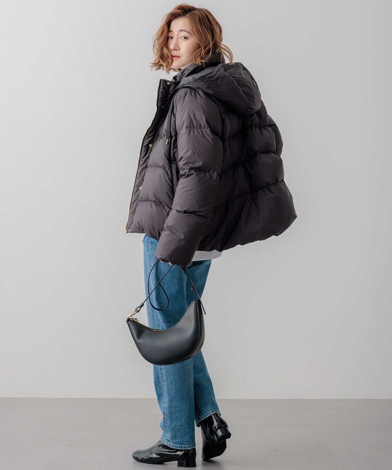 23区｜【洗える/撥水加工】シレータフタ コンパクト ダウンコート