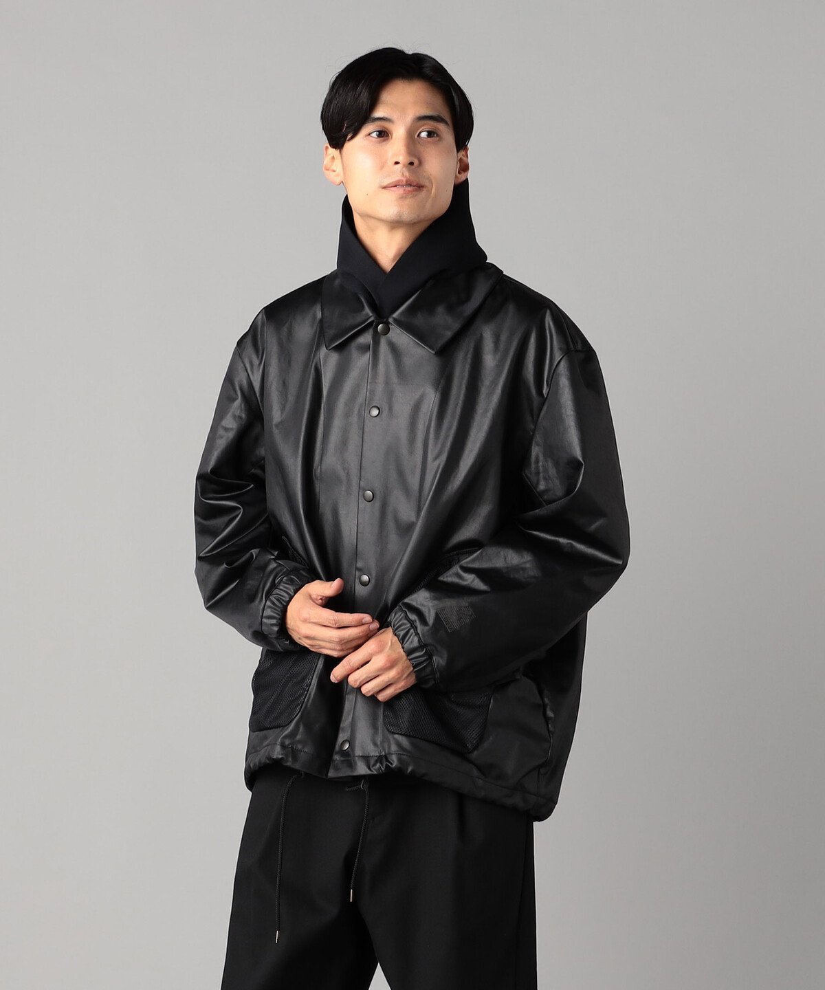 COMME CA MEN｜サテン コーチジャケット | Rakuten Fashion(楽天