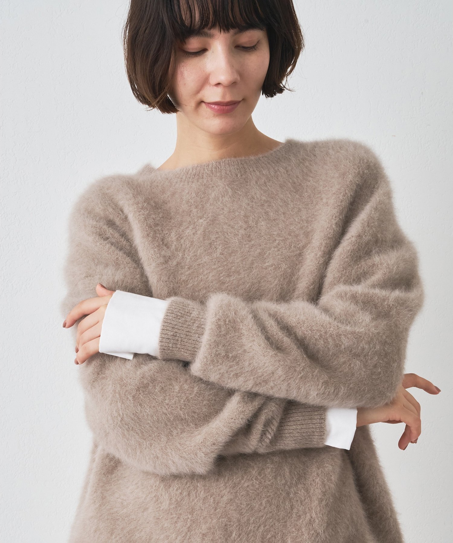 Whim Gazette｜ファークルーネックプルオーバー | Rakuten Fashion