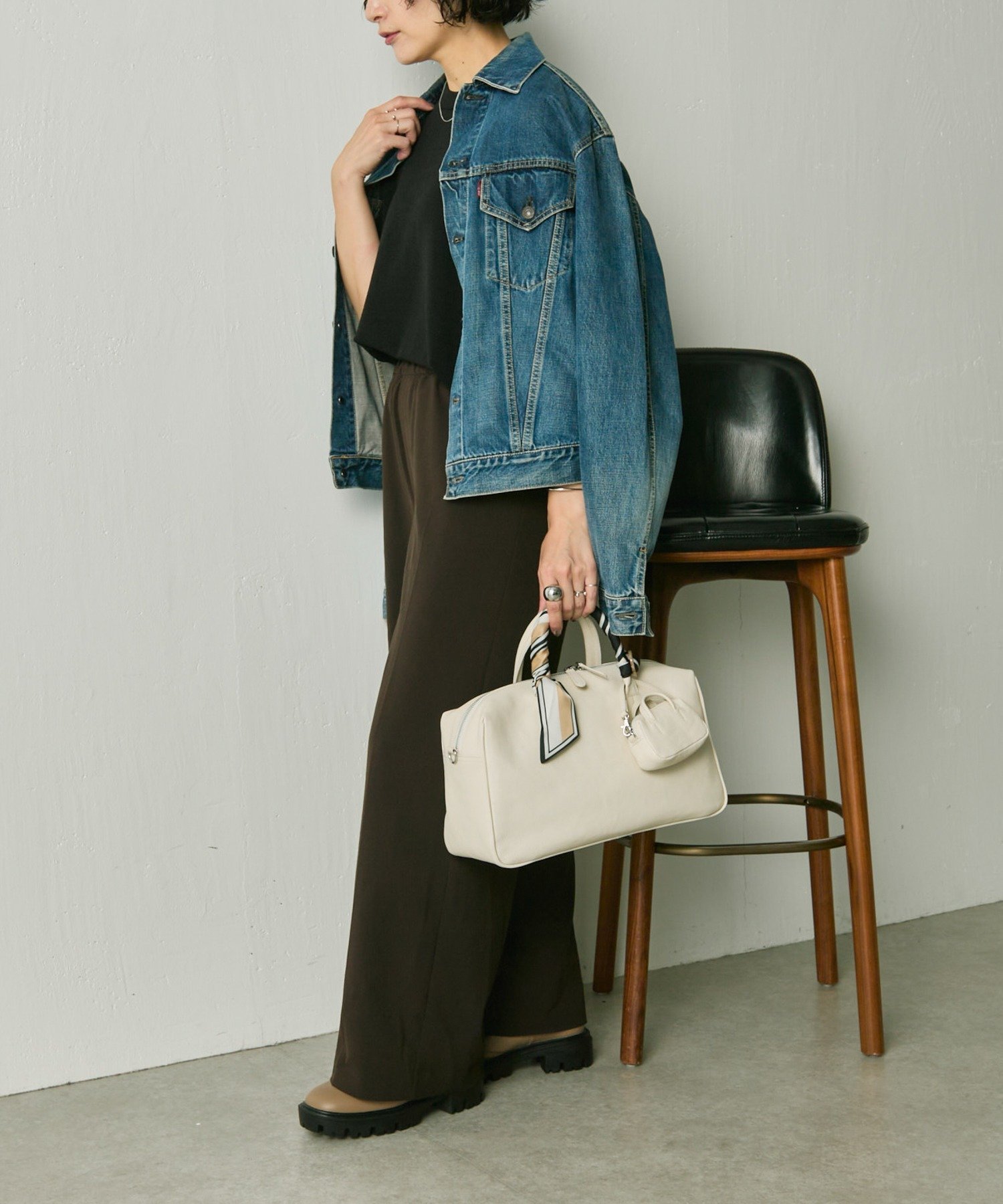 ear PAPILLONNER｜《バッグ型チャーム付き!》セットボストンバッグ