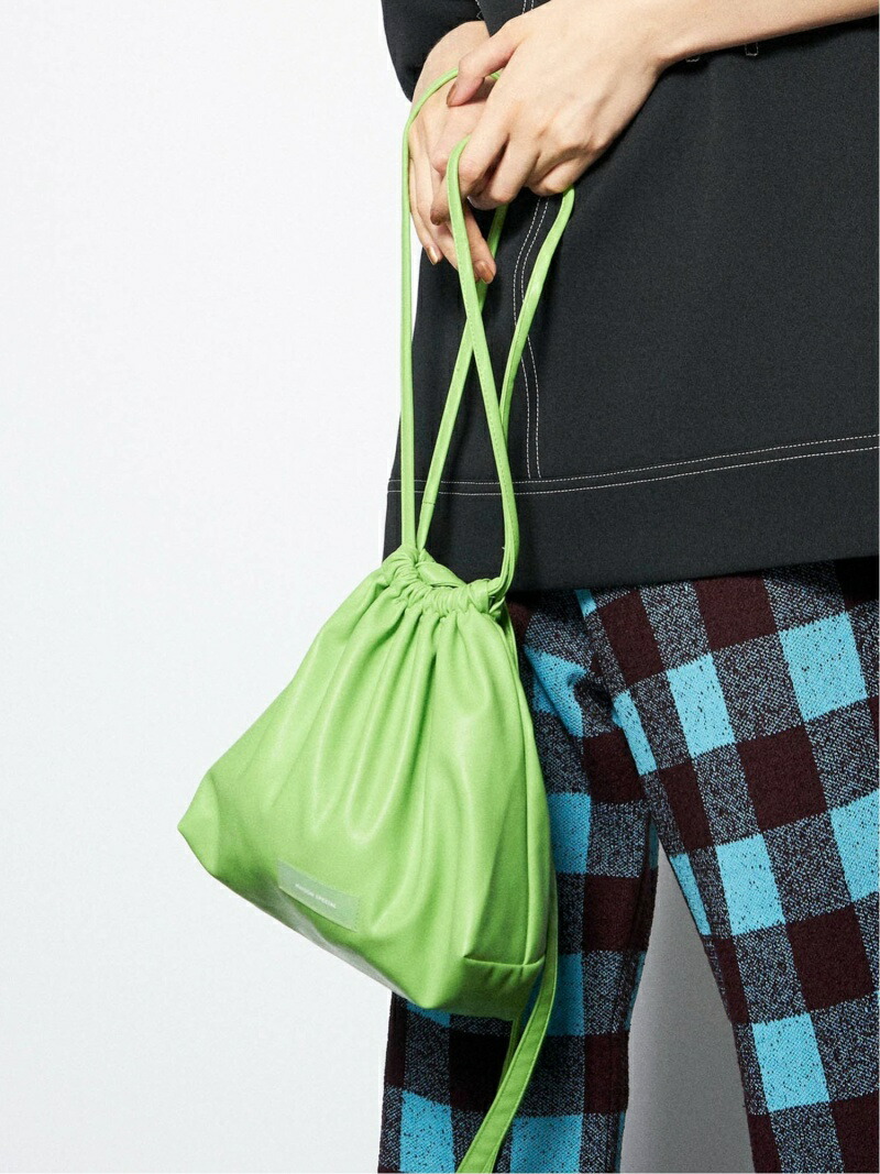 MAISON SPECIAL｜ヴィーガンレザー2WAY巾着スモールバッグ【MAISON