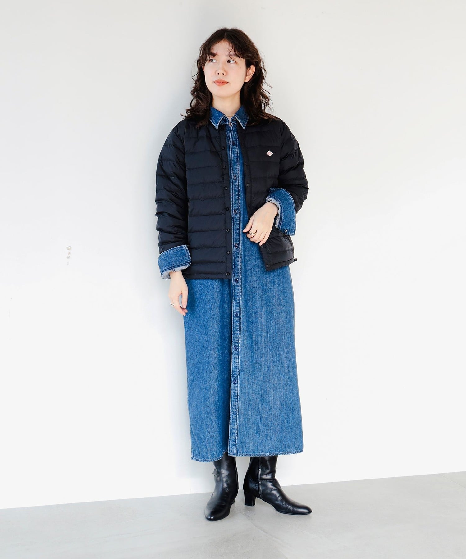 B:MING LIFE STORE by BEAMS｜DANTON / インナー ダウン クルーネック