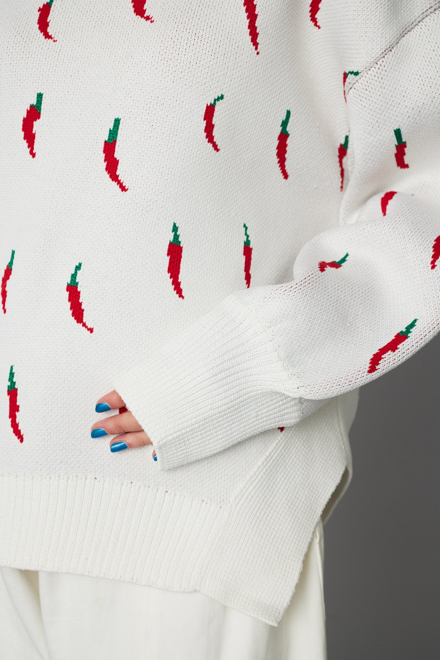 HeRIN.CYE｜Chili pattern knit pullover | Rakuten Fashion(楽天