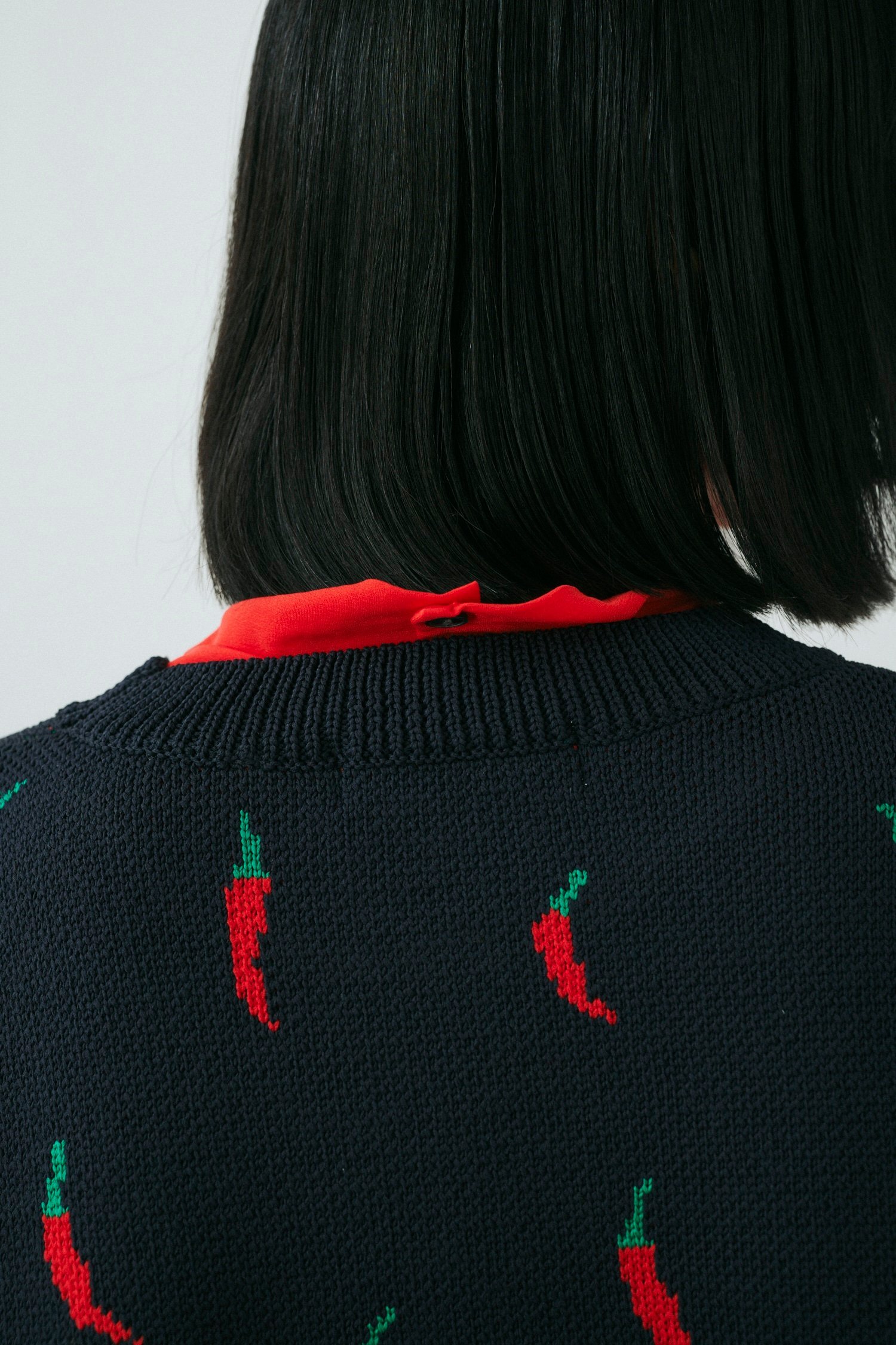 HeRIN.CYE｜Chili pattern knit pullover | Rakuten Fashion(楽天