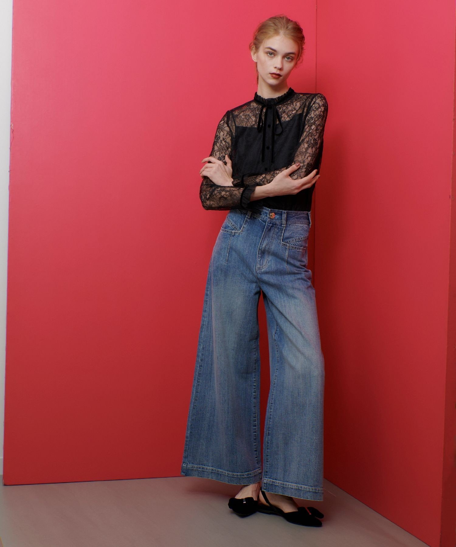 allureville｜【LOULOU WILLOUGHBY】デニムバギーパンツ | Rakuten