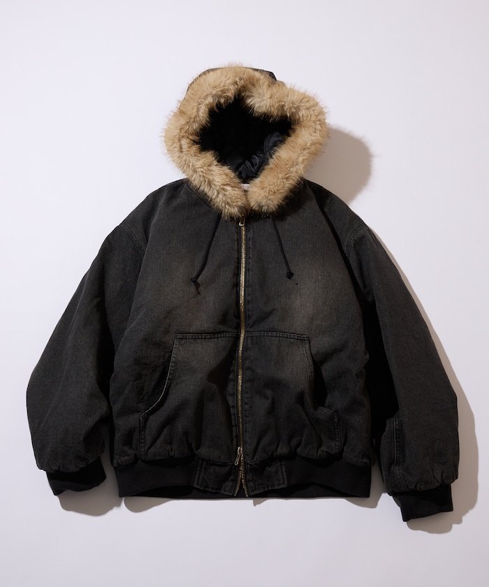 FREAK'S STORE｜フェイクファー ジップアップ 中綿 フードブルゾン