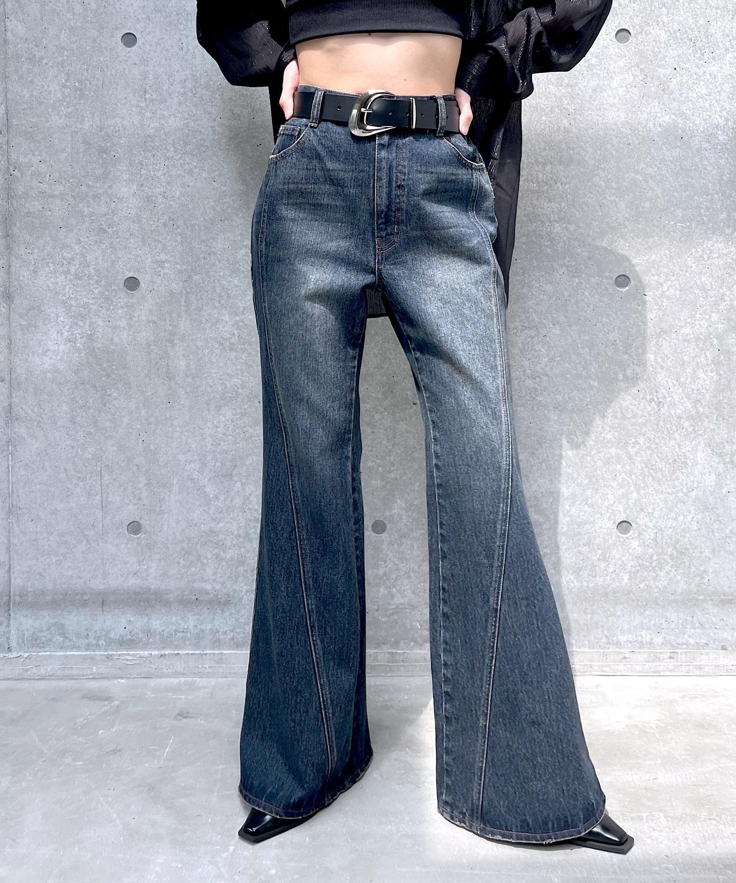 PAGEBOY｜【XS~Lサイズ展開】スリムレッグフレアデニム | Rakuten