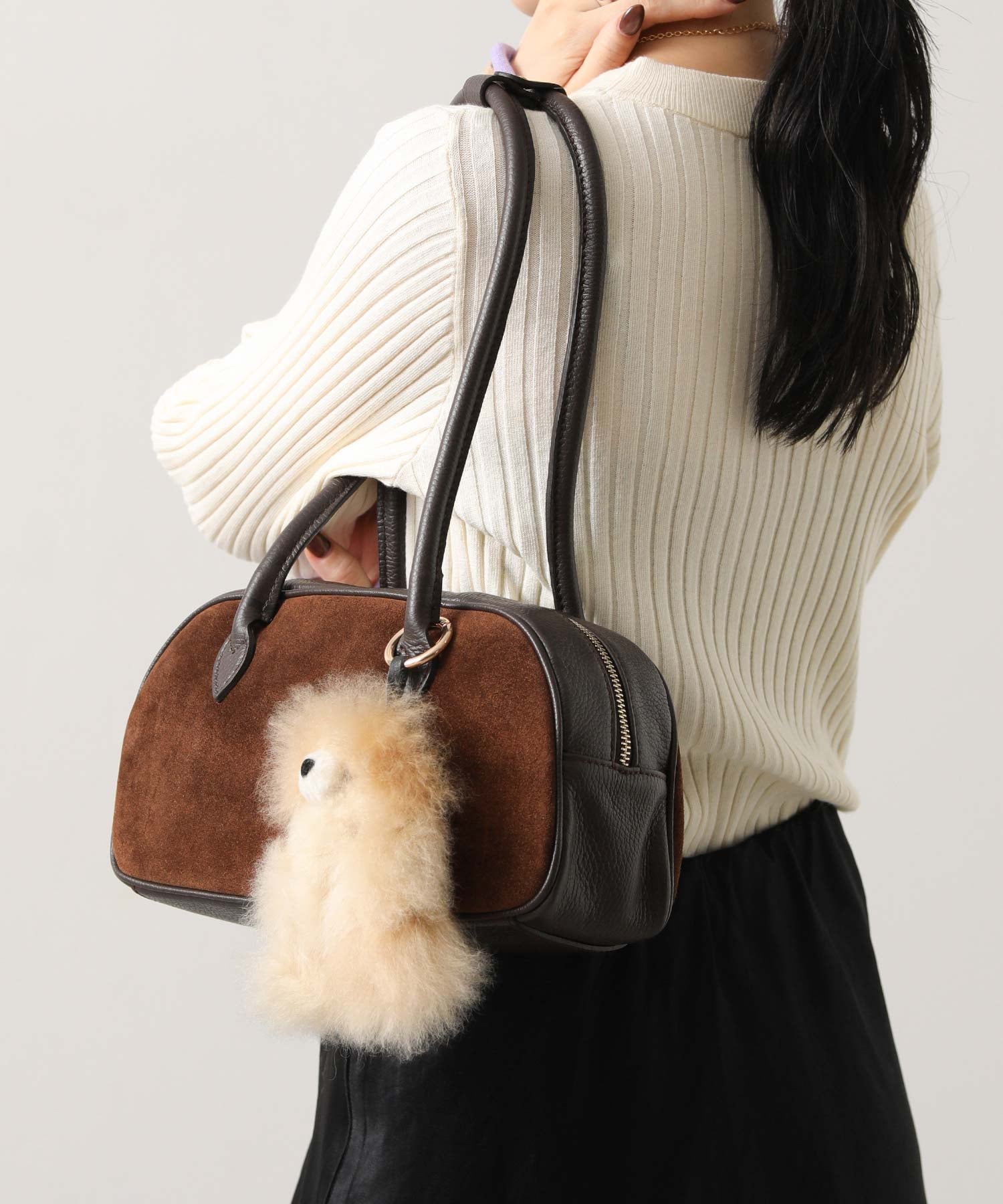 Gready Brilliant｜Gready Brilliant/(W)スエード×レザーボストン