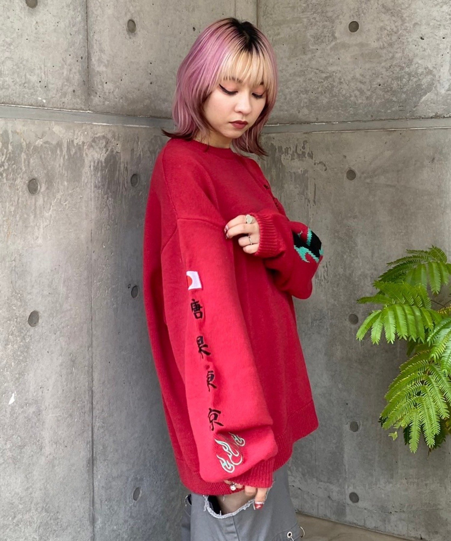 Candy Stripper｜CANDY SOUVENIR EMBROIDERY KNIT | Rakuten Fashion