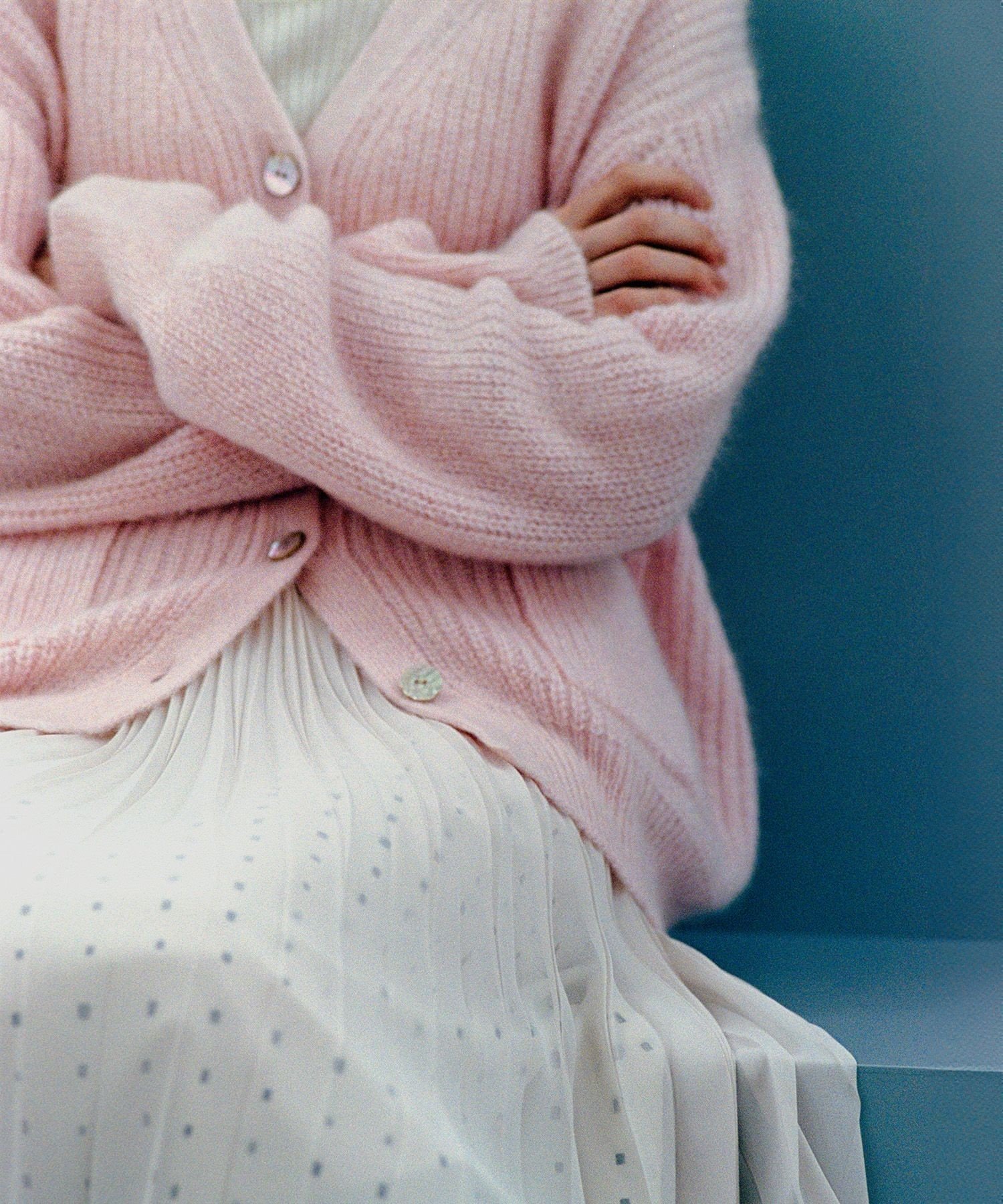 ROPE'｜スーパーキッドモヘヤVネックカーディガン/イージーケア